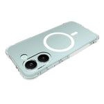 WANLONFENG til Xiaomi Poco X8 Pro 5G / Xiaomi Redmi Turbo 5 5G i WL2-serien, 2,0 mm magnetisk gennemsigtigt TPU-mobilcover med skærmfilm