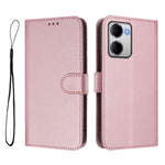 For Xiaomi Redmi 15a 5G Wallet Case RFID Blocking Calf Texture Leather Stand Phone Cover with Strap