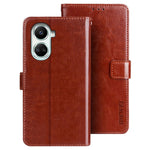 IDEWEI For Huawei nova 10 SE 4G Well-protected PU Leather Flip Stand Wallet Cover Crazy Horse Texture Phone Protective Case