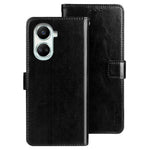 IDEWEI For Huawei nova 10 SE 4G Well-protected PU Leather Flip Stand Wallet Cover Crazy Horse Texture Phone Protective Case