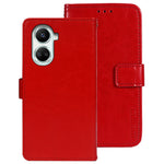 IDEWEI For Huawei nova 10 SE 4G Well-protected PU Leather Flip Stand Wallet Cover Crazy Horse Texture Phone Protective Case