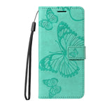For Samsung Galaxy A27 5G Wallet Case Floral Butterfly Imprinted Leather Phone Cover Stand