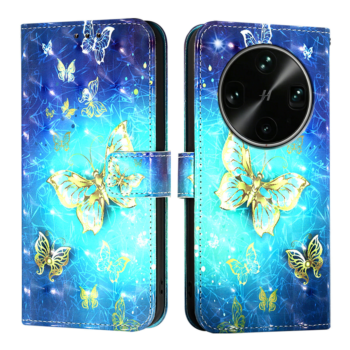 For Oppo Find X9 Ultra 5G Leather Case Pattern Printing Wallet Stand Mobile Cover with Strap
