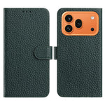 For Honor 600 Pro 5G / Honor 600 5G Case Wallet Stand Litchi Texture Genuine Cow Leather Flip Phone Cover