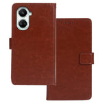 IDEWEI For Huawei nova 10 SE 4G Wallet Feature Shockproof Magnetic Closure Phone Case Crazy Horse Texture PU Leather Flip Cover with Stand