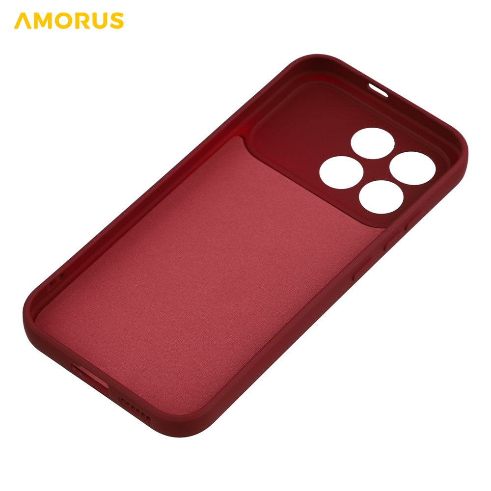 AMORUS Case For Xiaomi Redmi K90 5G  /  Poco F8 Pro 5G Precise Cutouts TPU Fiber Lining Shockproof Phone Cover