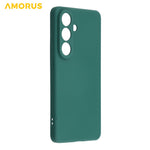 AMORUS til Samsung Galaxy S26+ Cover Præcise Udskæringer TPU Fiberforing Stødsikkert Telefoncover