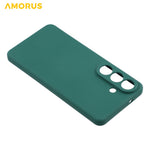 AMORUS til Samsung Galaxy S26+ Cover Præcise Udskæringer TPU Fiberforing Stødsikkert Telefoncover