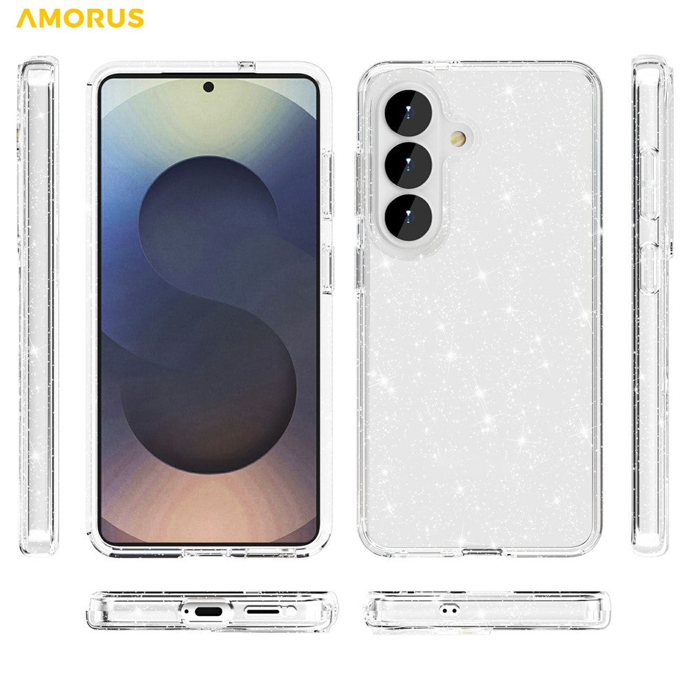 AMORUS For Samsung Galaxy S26+ Case Soft TPU Hard PC Back Shockproof Phone Cover