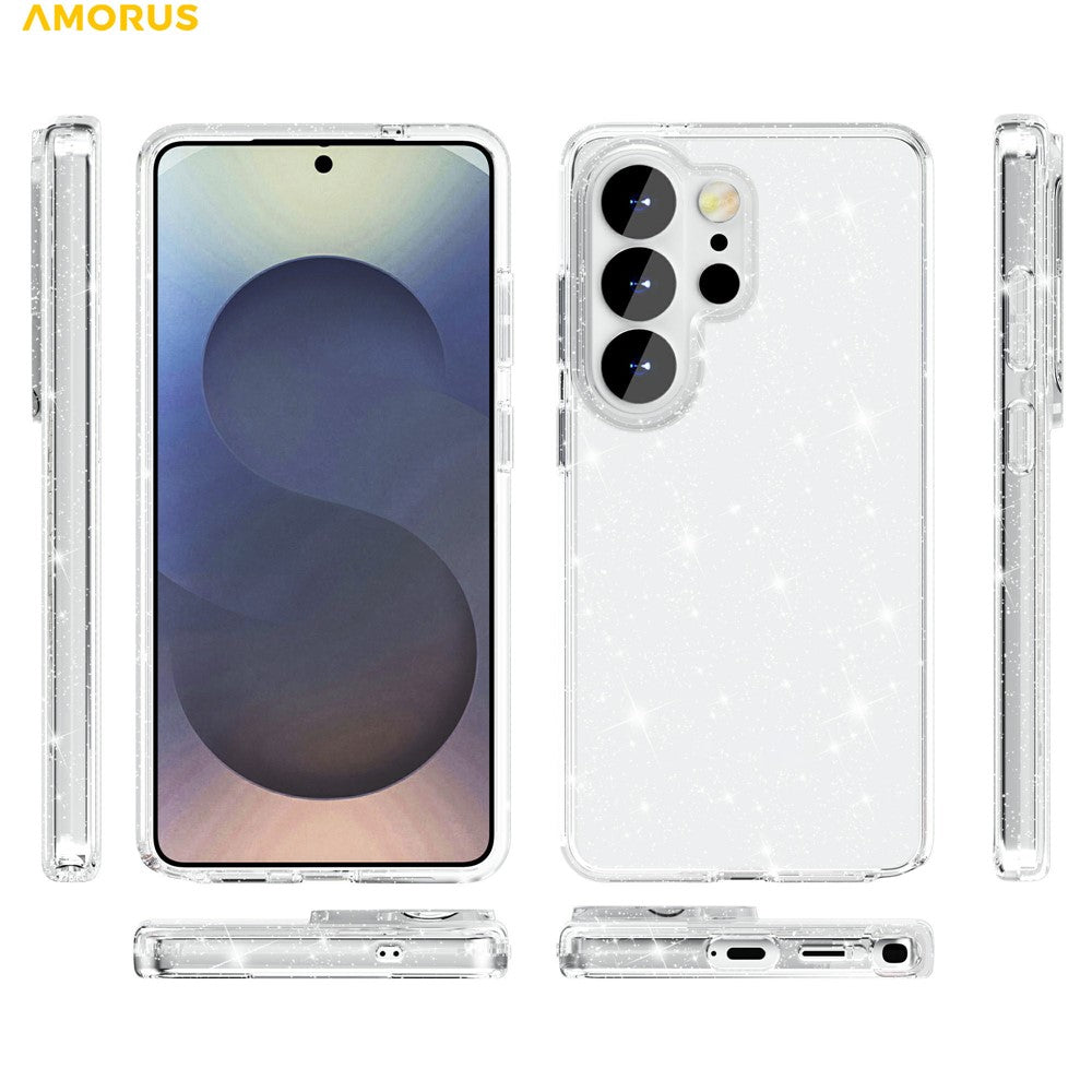 AMORUS For Samsung Galaxy S26 Ultra Case Soft TPU Hard PC Back Shockproof Phone Cover