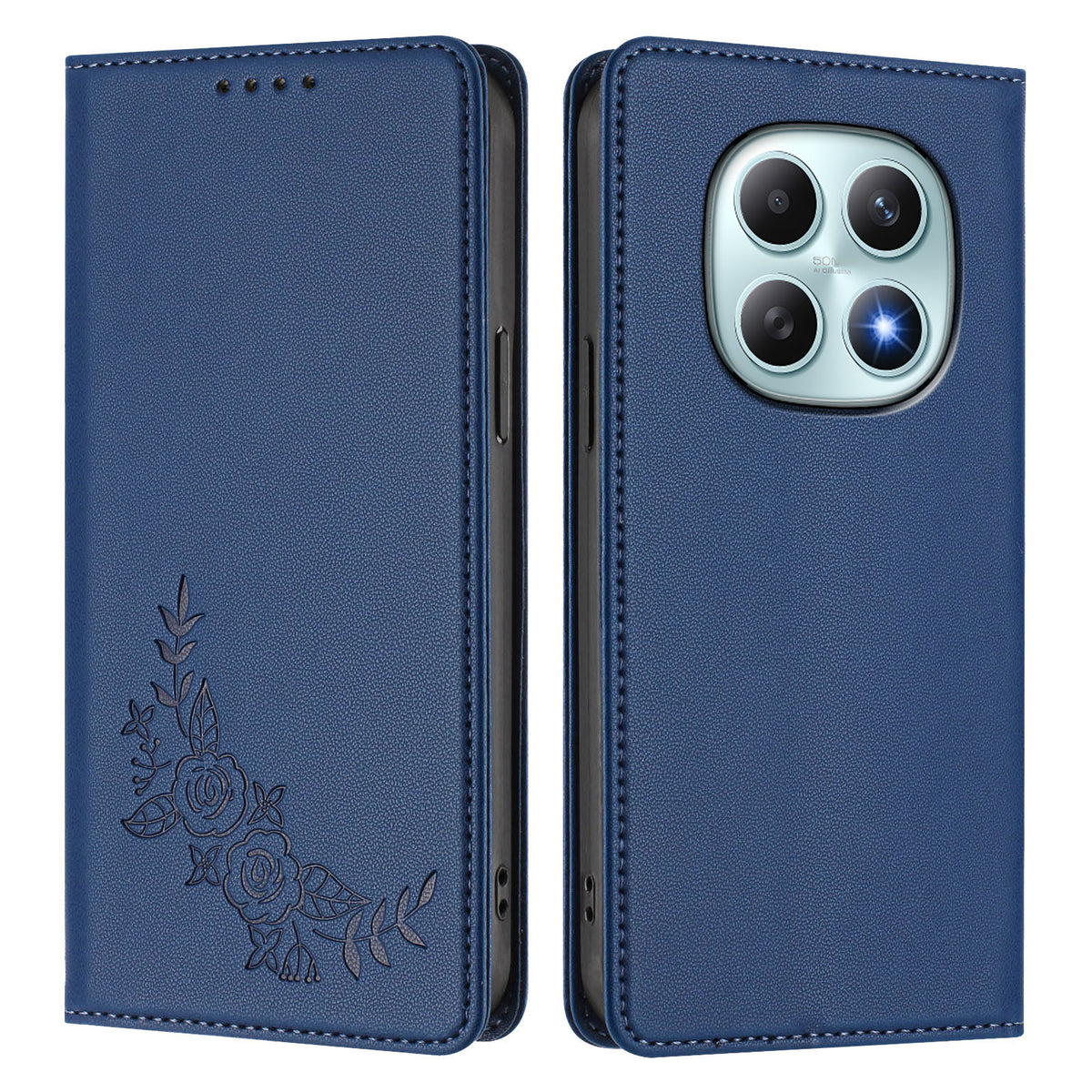 Xiaomi Poco M8 5G / Xiaomi Redmi Note 15 4G (Global) / Xiaomi Redmi Note 15 5G (Global) Plånboksfodral Pionblommönster TPU PU-läder Flipfodral