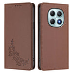 Xiaomi Poco M8 5G / Xiaomi Redmi Note 15 4G (Global) / Xiaomi Redmi Note 15 5G (Global) Plånboksfodral Pionblommönster TPU PU-läder Flipfodral