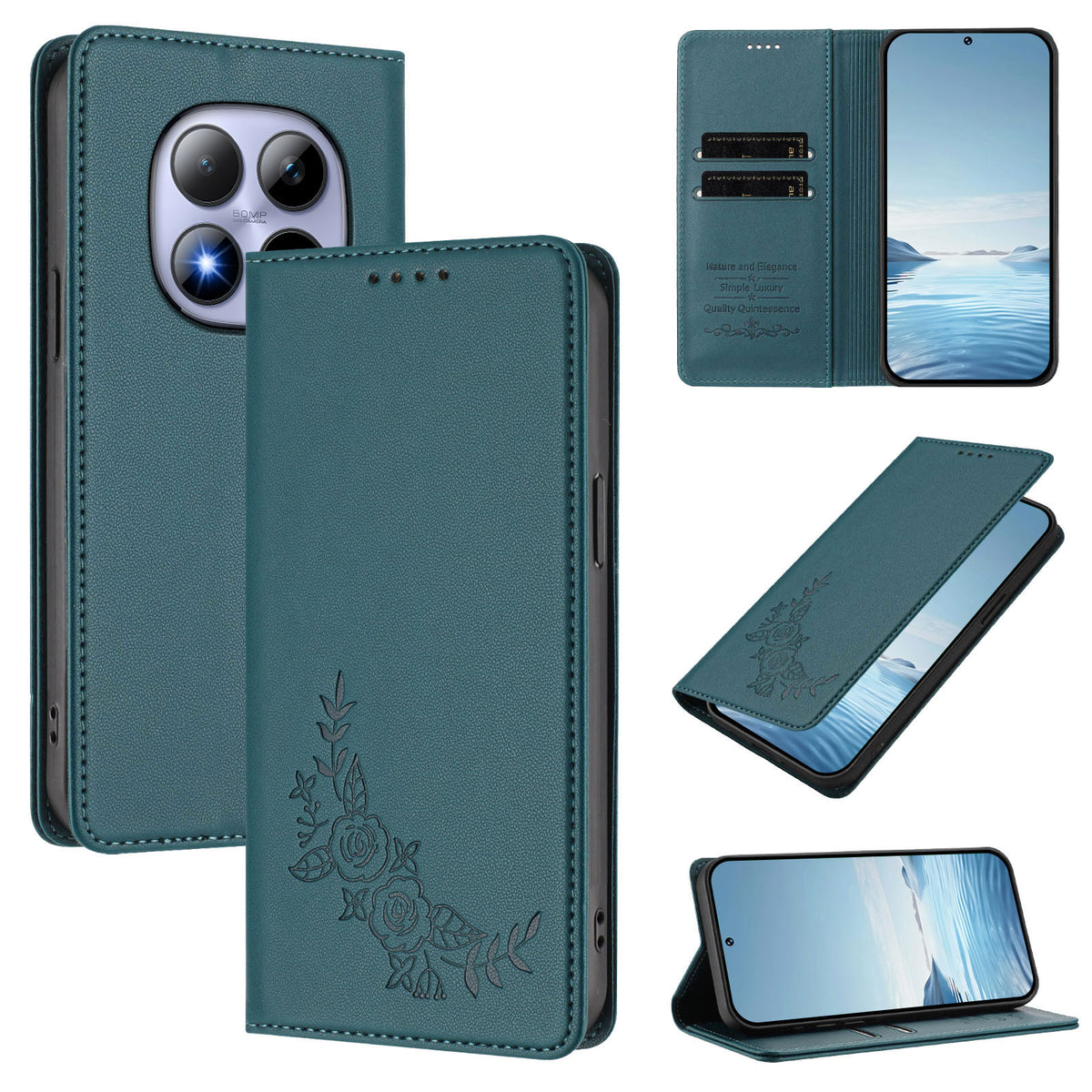 For Xiaomi Redmi Note 15 Pro 4G (Global) Wallet Stand Case Peony Flower Pattern TPU PU Leather Flip Cover