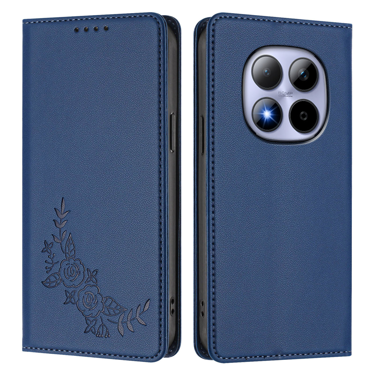 For Xiaomi Redmi Note 15 Pro 4G (Global) Wallet Stand Case Peony Flower Pattern TPU PU Leather Flip Cover