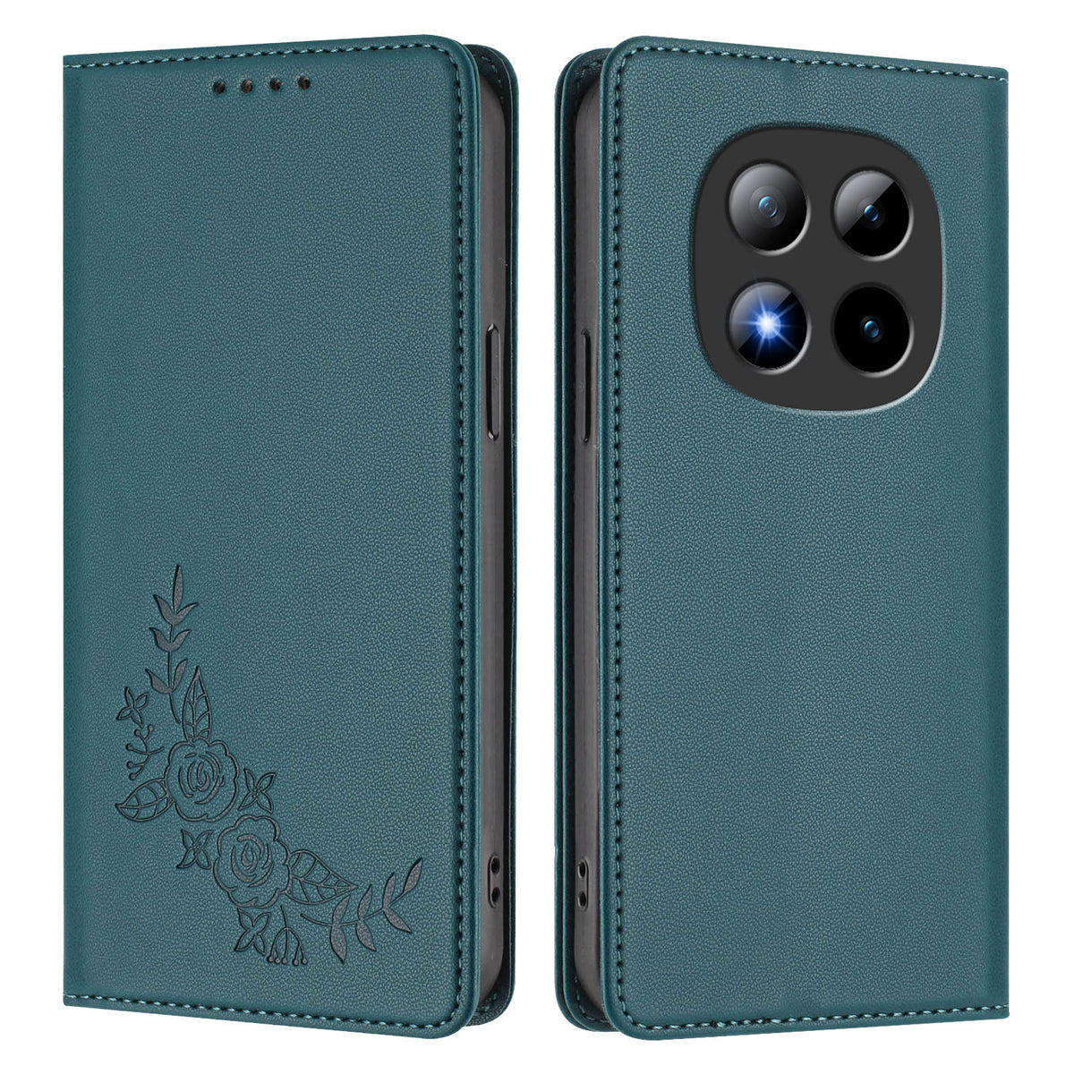 For Xiaomi Poco M8 Pro 5G / Xiaomi Redmi Note 15 Pro+ 5G (Global) Wallet Stand Case Peony Flower Pattern TPU PU Leather Flip Cover