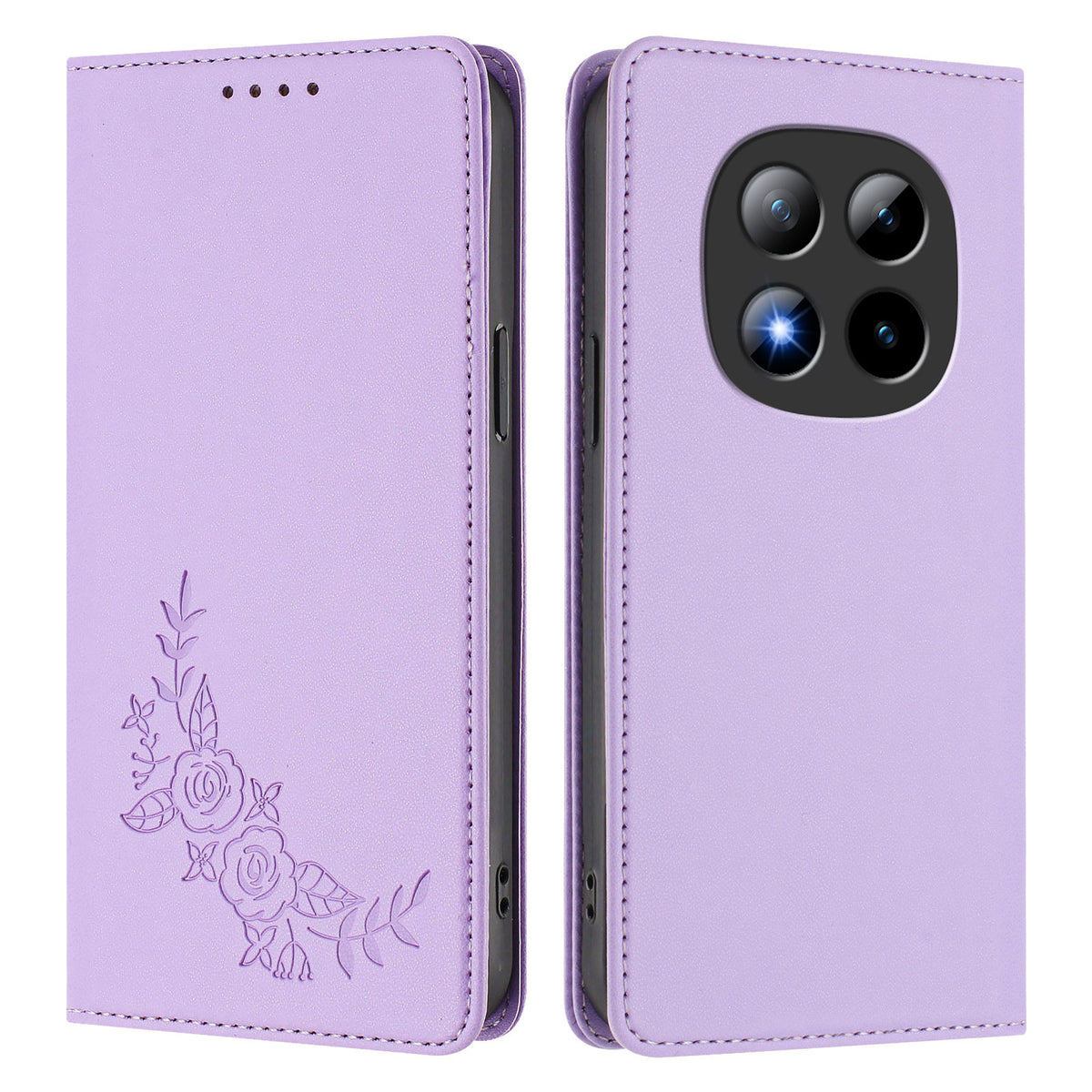 For Xiaomi Poco M8 Pro 5G / Xiaomi Redmi Note 15 Pro+ 5G (Global) Wallet Stand Case Peony Flower Pattern TPU PU Leather Flip Cover