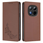 For Xiaomi Poco M8 Pro 5G / Xiaomi Redmi Note 15 Pro+ 5G (Global) Wallet Stand Case Peony Flower Pattern TPU PU Leather Flip Cover