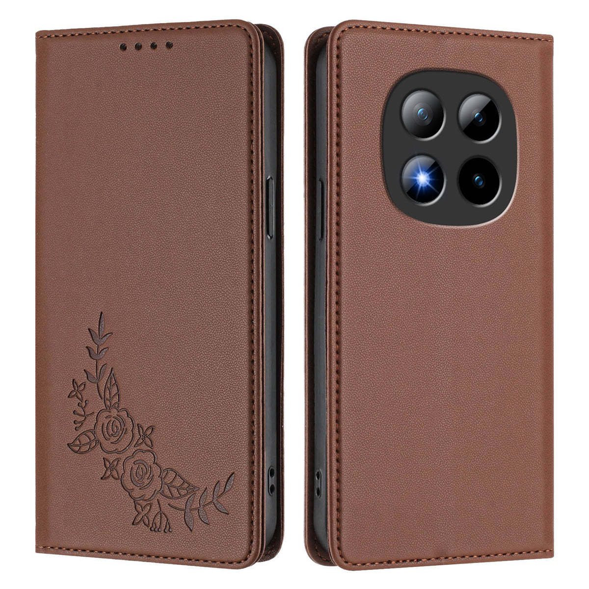 For Xiaomi Poco M8 Pro 5G / Xiaomi Redmi Note 15 Pro+ 5G (Global) Wallet Stand Case Peony Flower Pattern TPU PU Leather Flip Cover