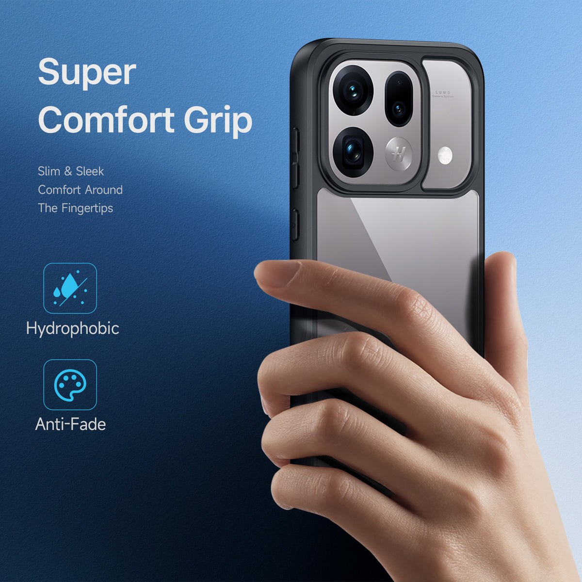 Dux Ducis för Oppo Find X9s Pro 5G DUX DUCIS Aimo-serien PC + TPU genomskinligt bakstycke för mobil (REACH-certifiering)