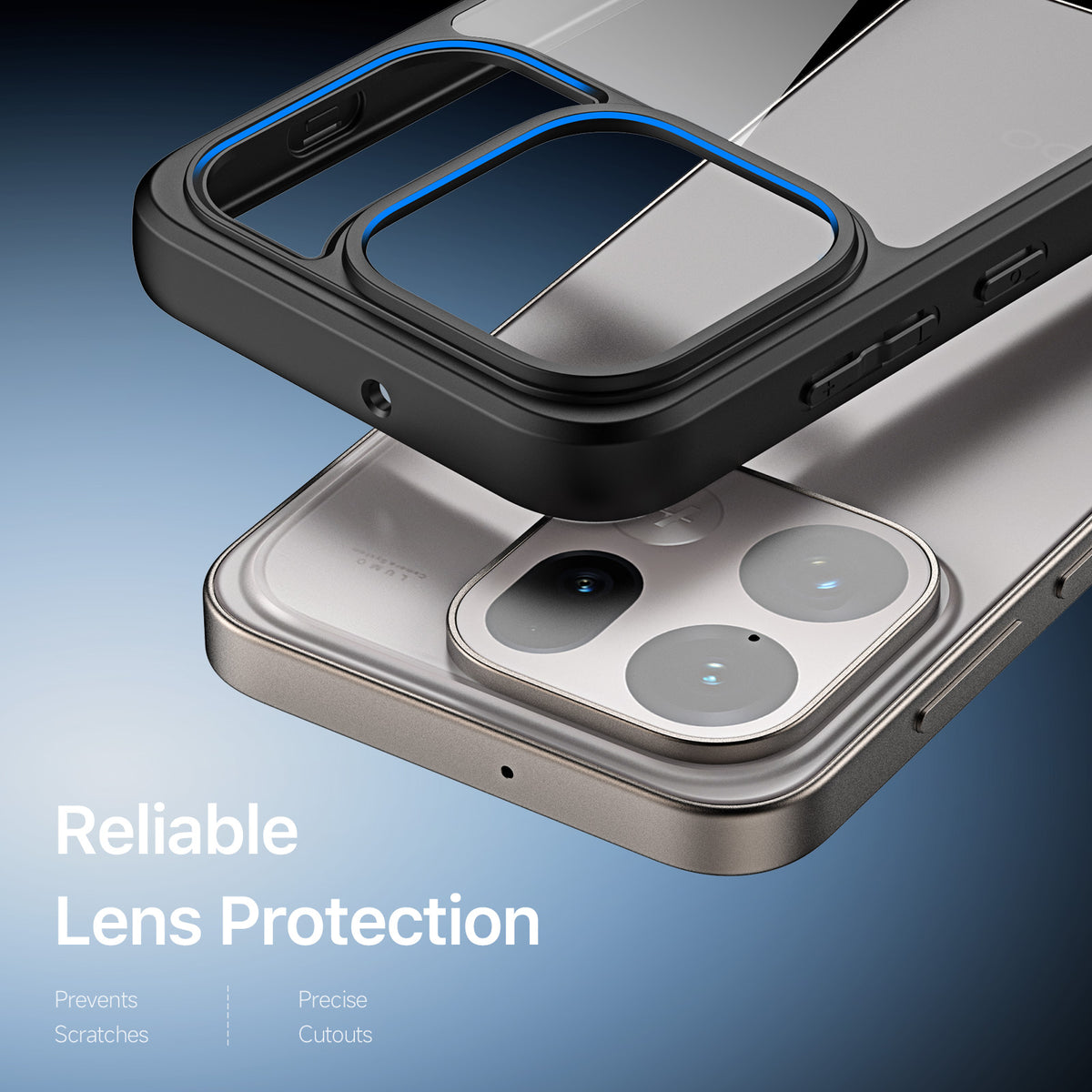 Dux Ducis för Oppo Find X9s Pro 5G DUX DUCIS Aimo-serien PC + TPU genomskinligt bakstycke för mobil (REACH-certifiering)
