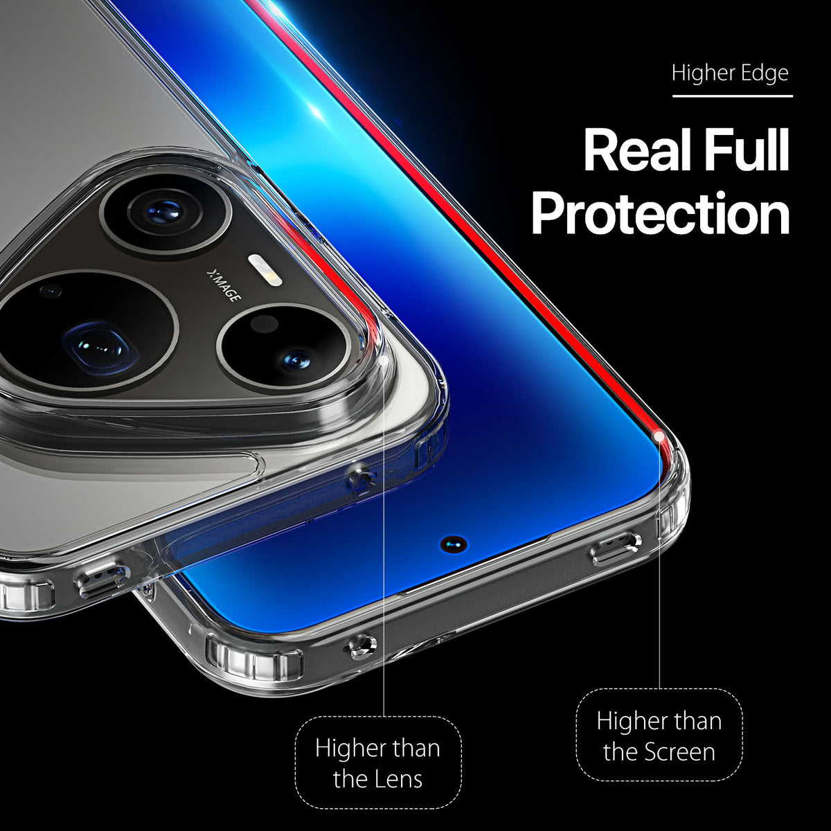 Dux Ducis för Huawei Pura 90s Pro Max 5G / Pura 90 Pro Max DUX DUCIS Clin Series Genomskinligt mobilskal TPU + PC Stoppskyddande Baksida