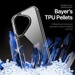 Dux Ducis för Huawei Pura 90s Pro 5G / Pura 90 Pro DUX DUCIS Clin-serien genomskinligt mobilskal TPU + PC-baksida med fallskydd