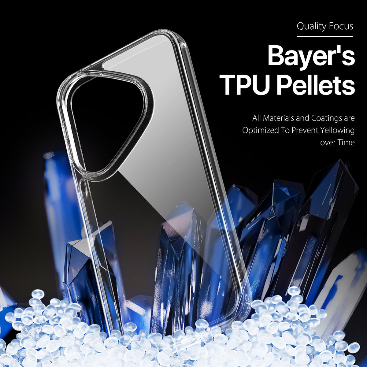 Dux Ducis för Huawei Pura 90s Pro 5G / Pura 90 Pro DUX DUCIS Clin-serien genomskinligt mobilskal TPU + PC-baksida med fallskydd