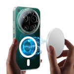 For Xiaomi 17 Ultra 5G Clear Phone Magnetic Case TPU + Acrylic Back Cover
