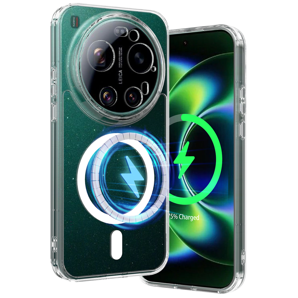 For Xiaomi 17 Ultra 5G Clear Phone Magnetic Case TPU + Acrylic Back Cover