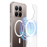 Xiaomi 17T Genomskinligt Magnetiskt mobilskal TPU + Akryl Bakstycke