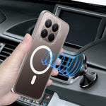 Xiaomi 17T Genomskinligt Magnetiskt mobilskal TPU + Akryl Bakstycke