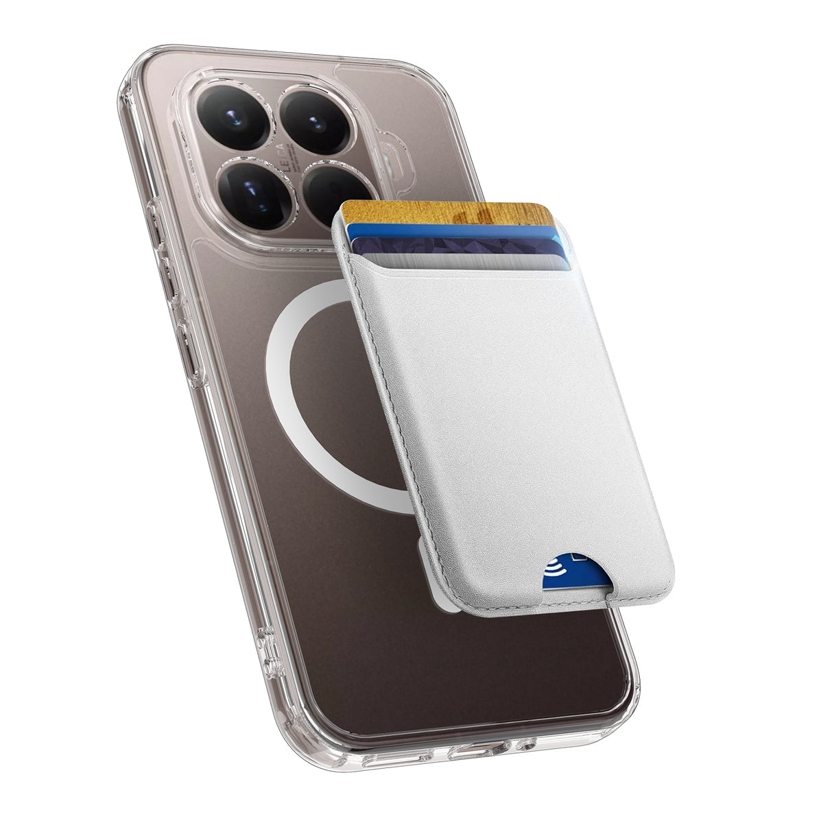 Xiaomi 17T Genomskinligt Magnetiskt mobilskal TPU + Akryl Bakstycke