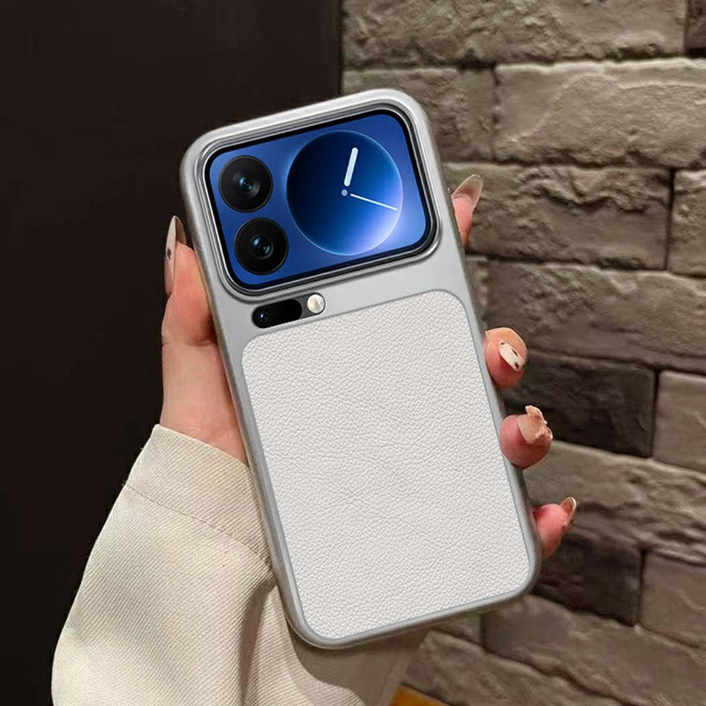 For Xiaomi 17 Pro Case PU Leather Texture Shockproof TPU Protective Phone Cover