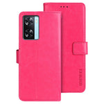 IDEWEI For Oppo A77s 4G Bump Proof PU Leather Flip Stand Wallet Cover Crazy Horse Texture Phone Protective Case