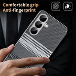 For Samsung Galaxy S26+ Case Card Slot View Window Gradient Color Checkered Pattern Leather Phone Cover