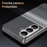 For Samsung Galaxy S26+ Case Card Slot View Window Gradient Color Checkered Pattern Leather Phone Cover