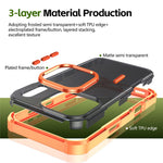 For iPhone 17 Pro Magnetic Case Electroplated Frame Skin-touch TPU+PC Phone Cover