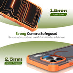 For iPhone 17 Pro Magnetic Case Electroplated Frame Skin-touch TPU+PC Phone Cover
