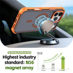 For iPhone 17 Pro Magnetic Case Electroplated Frame Skin-touch TPU+PC Phone Cover