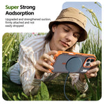 For iPhone 17 Pro Magnetic Case Electroplated Frame Skin-touch TPU+PC Phone Cover