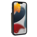For iPhone 12 Pro Max  /  13 Pro Max Zipper Wallet Case Litchi Texture Leather Back Phone Cover with Metal Ring Holder