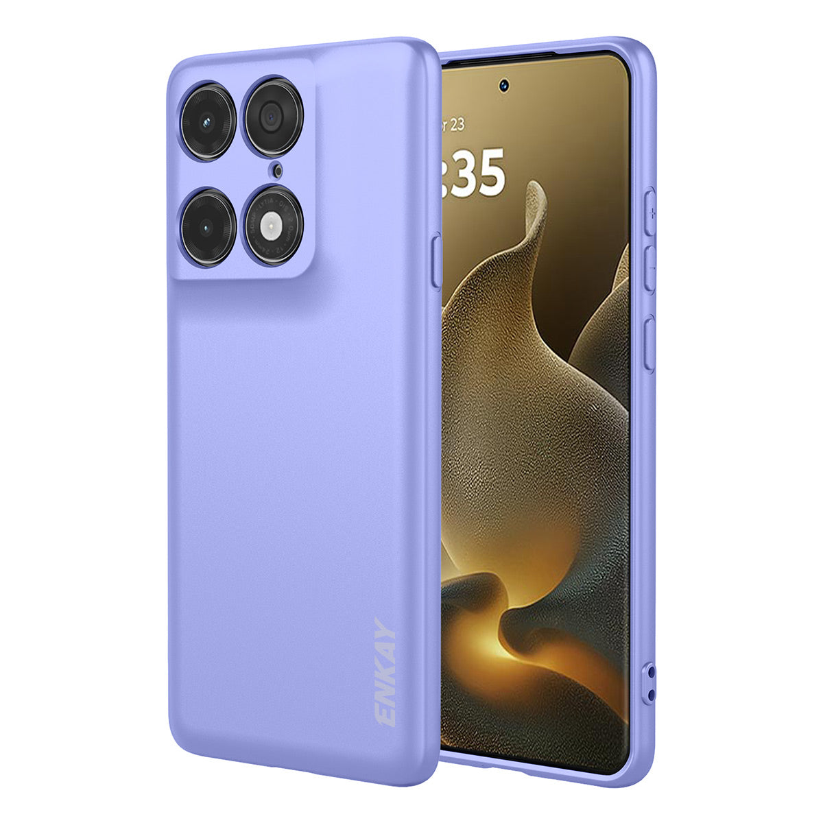 HAT PRINCE til Motorola Signature 5G ENKAY Silikoneetui Lige Kant Mobiltelefon Bagcover