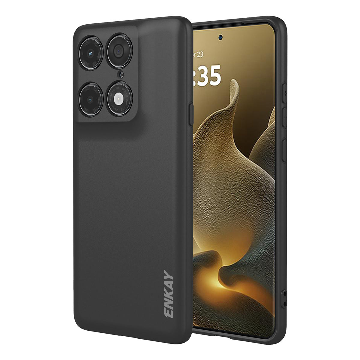 HAT PRINCE til Motorola Signature 5G ENKAY Silikoneetui Lige Kant Mobiltelefon Bagcover
