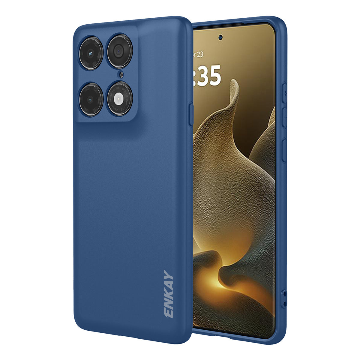 HAT PRINCE til Motorola Signature 5G ENKAY Silikoneetui Lige Kant Mobiltelefon Bagcover