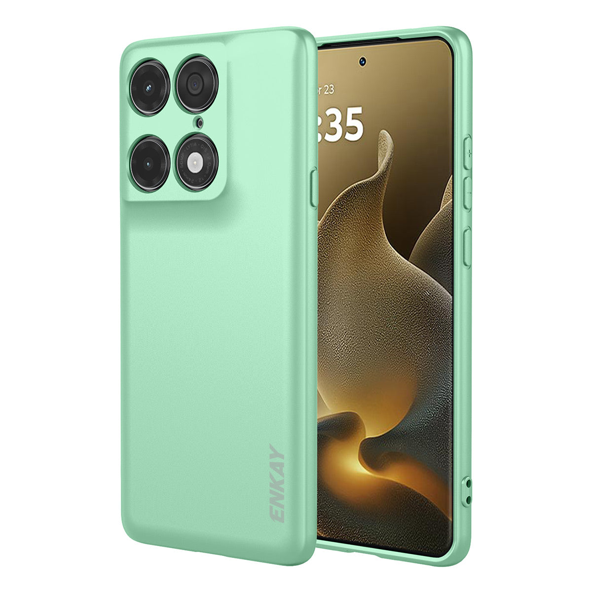 HAT PRINCE til Motorola Signature 5G ENKAY Silikoneetui Lige Kant Mobiltelefon Bagcover