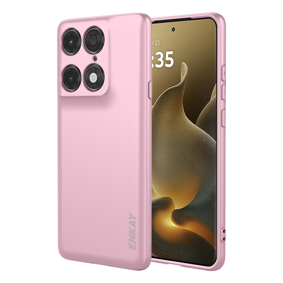 HAT PRINCE til Motorola Signature 5G ENKAY Silikoneetui Lige Kant Mobiltelefon Bagcover