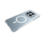 WANLONFENG for Xiaomi Redmi Note 15 4G (Global) TM1 Series 2.0mm Magnetic Case Clear TPU Phone Back Cover