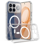 Xiaomi Poco F8 Ultra / Xiaomi Redmi K90 Pro Max 5G Genomskinligt Magnetiskt mobilskal TPU + Akryl Bakstycke