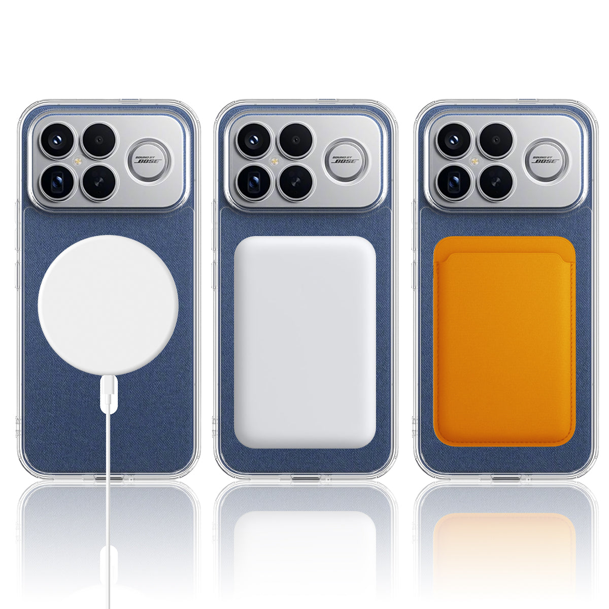 Xiaomi Poco F8 Ultra / Xiaomi Redmi K90 Pro Max 5G Genomskinligt Magnetiskt mobilskal TPU + Akryl Bakstycke