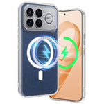 Xiaomi Poco F8 Ultra / Xiaomi Redmi K90 Pro Max 5G Genomskinligt Magnetiskt mobilskal TPU + Akryl Bakstycke